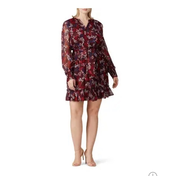 Draper James Floral Smocked Peasant Dress - Picture 1 of 16